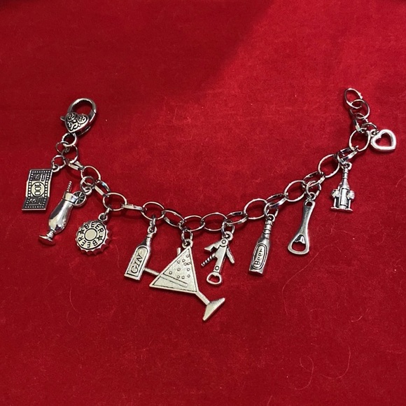 Bartender Charm Bracelet Bar Themed Charms - Picture 2 of 6